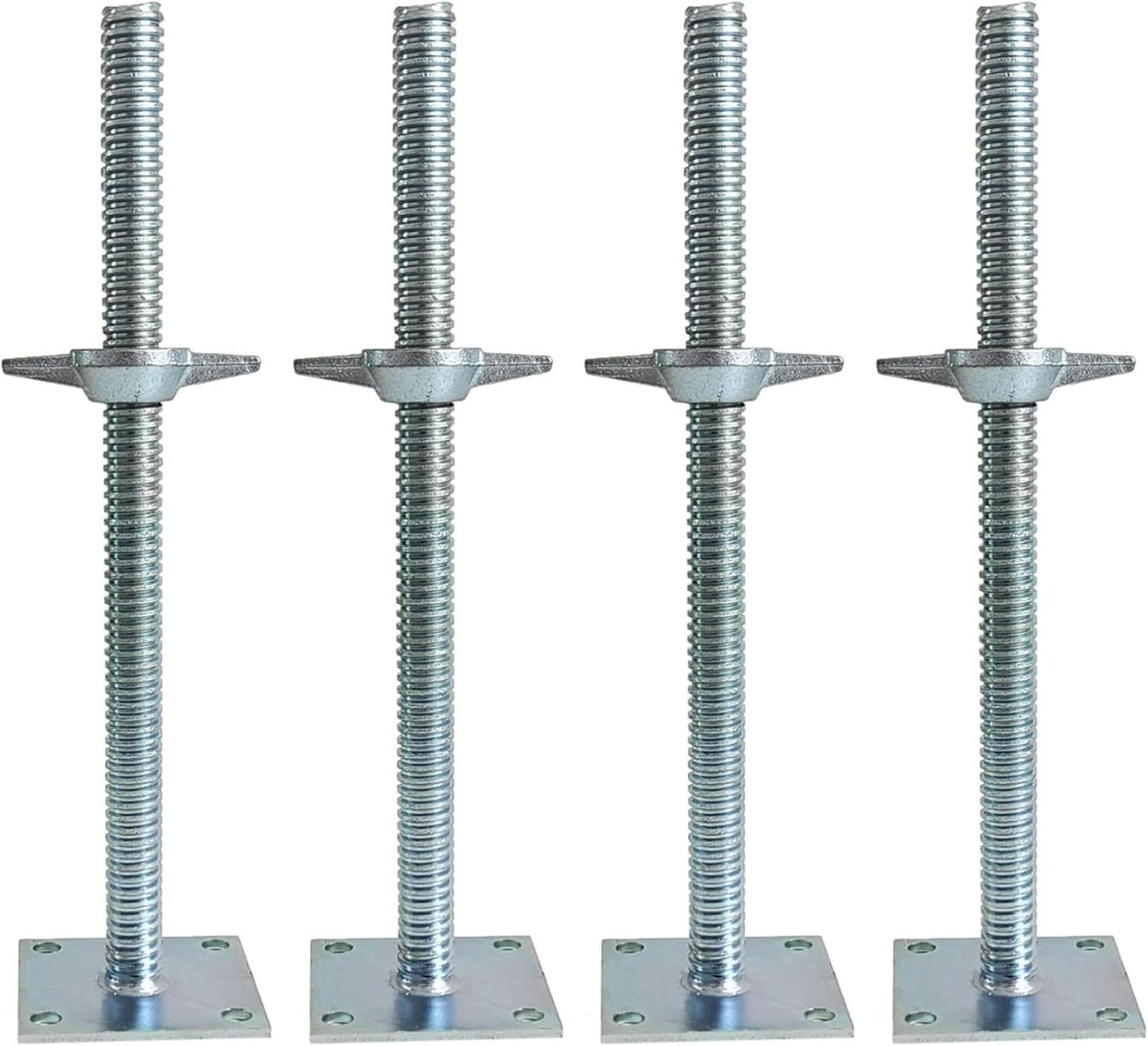 Solid Screw Jacks 18" 4 pcs 1-1/4"
