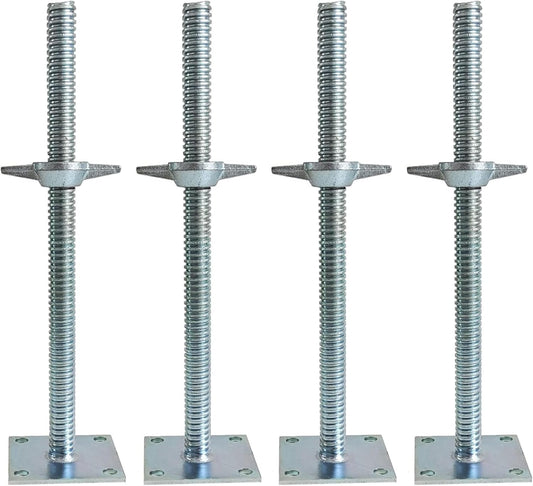 Solid Screw Jacks 18" 4 pcs 1-1/4"